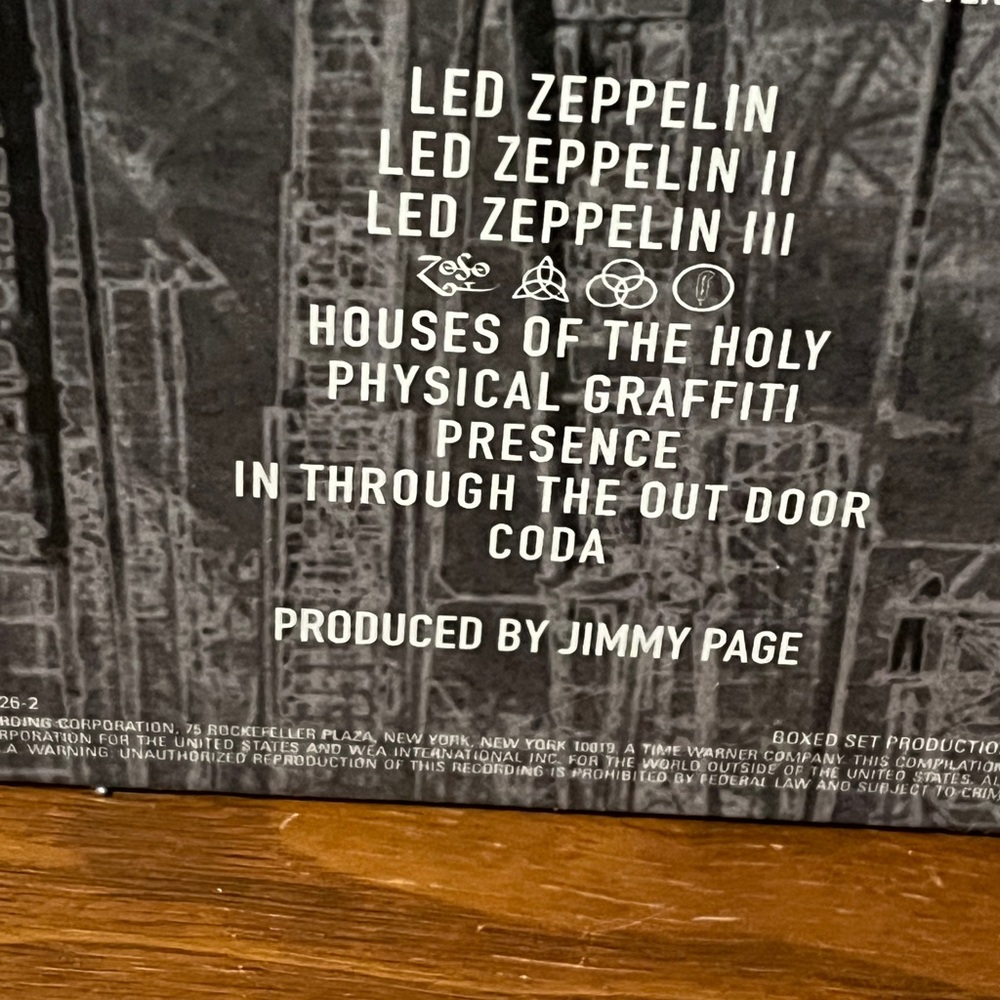 Led Zeppelin Box Set mint !